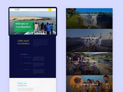 TravelKulture website Redesign adobexd adventure redesign travel ui ui design ux web design website