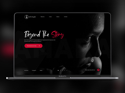 Afristyle Landing page design