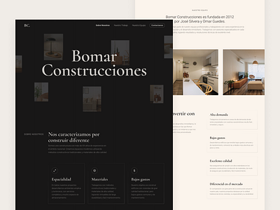 Bomar Construcciones Website