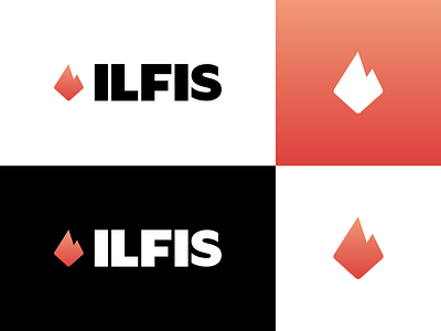Logo ILFIS bold brand brandidentity branding design fire firelogo idenity logo logodesign logotype minimal simple vector