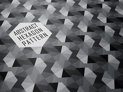 Abstract Hexagon Pattern Background abstract backgound black hexagon illustred pattern