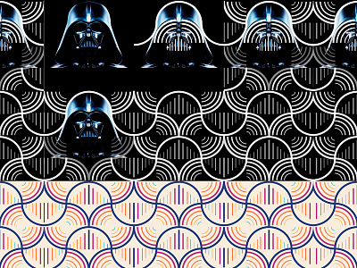 Pattern inspired in Darth Vader - Star Wars Movies darth vader illustred movie pattern star wars superheroes