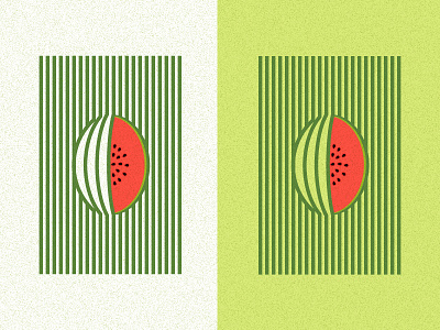 Minimalist Watermelon abstract decor fruits home line minimalist pattern tropical wall watermelon