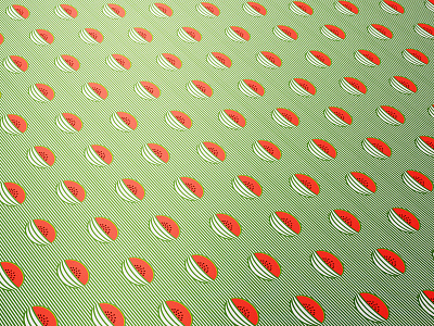 Minimalist Watermelon Pattern