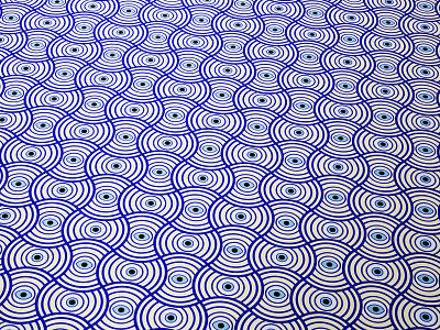 Blue Evil Eye background blue evil eye line pattern texture vector