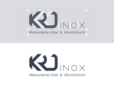 KRD Inox Brand Identity / Logo Design brand identity branding corporate identity flat logotype inox logo design minimalist logos minimalistic