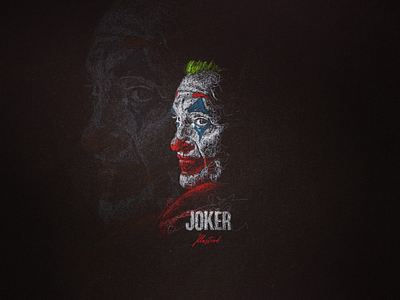 Scribbleart Portraits Joker