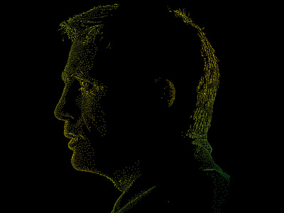 Pointillism Portrait actor artwork design dotwork fullcolor illustration inktober james bond movies pattern pointillism portrait spain vector