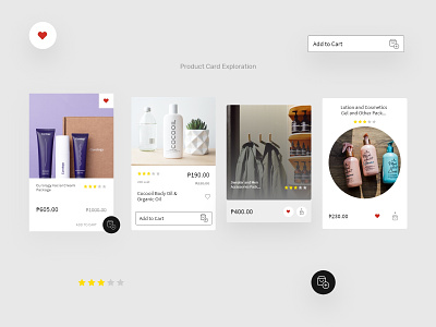Product Card Exploration