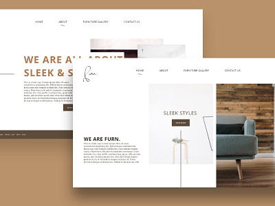 Furn Minimalist Website Design furniture minimalist web design website