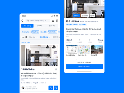 Real Estate App for Vietnam Market app real estate ui