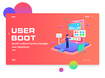 User experience banner