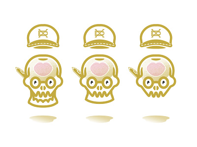 Skull Boi - Xxist Design Co. brand branding cartoon graphic design icon icons illustration lineart logo skull stroke ui ux web