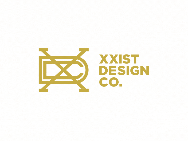 Xxist Design Co. 2021 Logo Motion Graphic animation bodymovin brand branding design graphic design logo lottie motion graphics typography ui ux vector