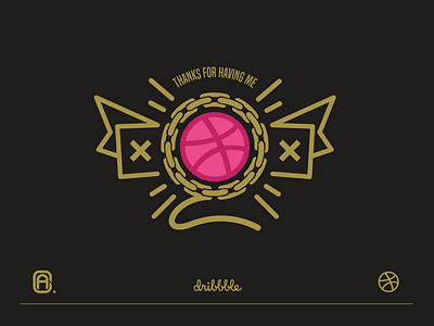 Draft pick brand debuts dribbble invitation logo