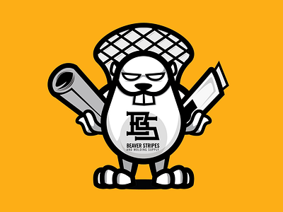 Beaver Stripes Mascot re-design