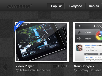 PlayBook App Design app dark dribbble playbook ui