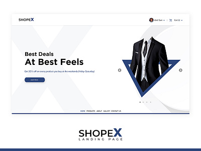 ShopeX | Online Store Landing Page