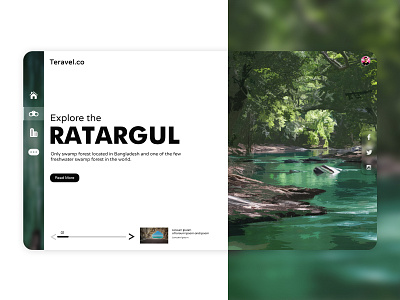 Teravel | Travel Agency adventure bangladesh dailyui forest green landing landing page sylhet travel travel agency uidesign