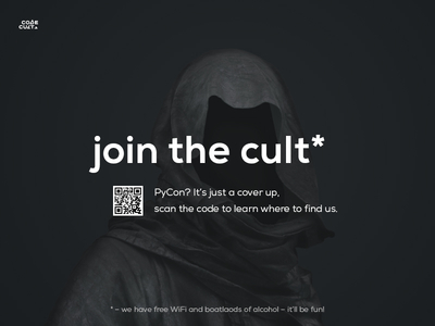 Join a cult. Why woundn't you? print