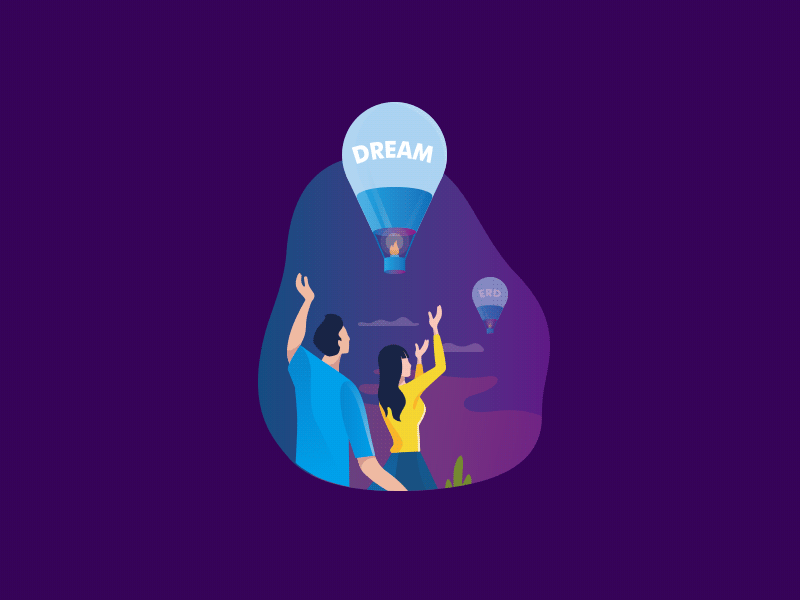 Gif Practice #Dream design gif illustration ui web