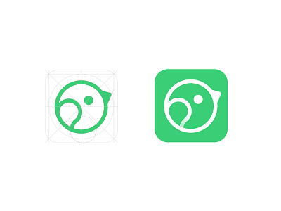 Bird app icon logo