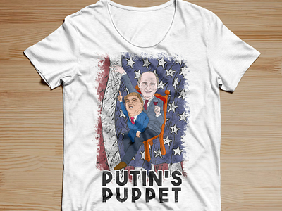 Putin's Puppet apparel clothing design digital drawing draw drawing illustration