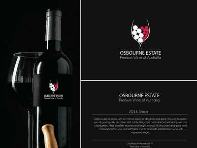 Ousborne Estate brand branding company design logo