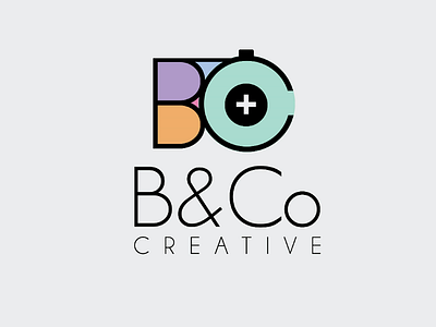 B&Co Creative design flat logo photography