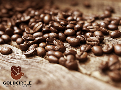 GoldCircle adobe photoshop banner coffee design graphic design promotional