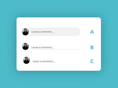 Comment Box app branding design design app ios mobile ui ux