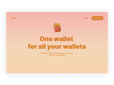 Allet - Crypto wallets Manager