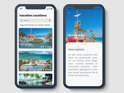 Vacation Decision app ios mobile uiux