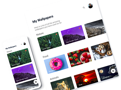 Wallpaper Holder app design design app ios ios 10 mobile nigeria ui ux