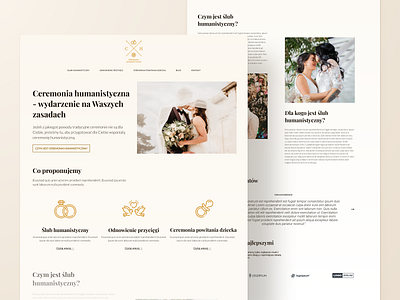 Humanistic wedding website design