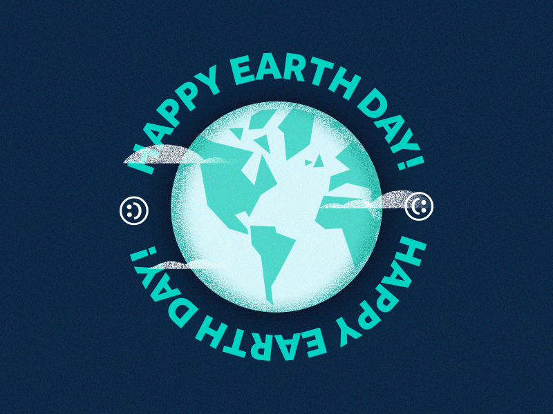 Earth Day Animation after effects animation design earthday illustration motion graphics vector