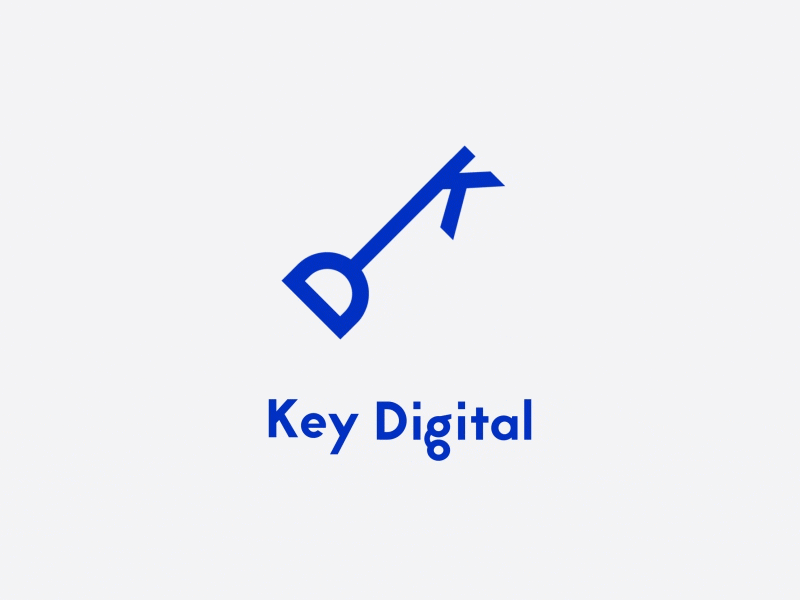 Key Digital Logo/Animation after effects animation logo motion graphics type typography