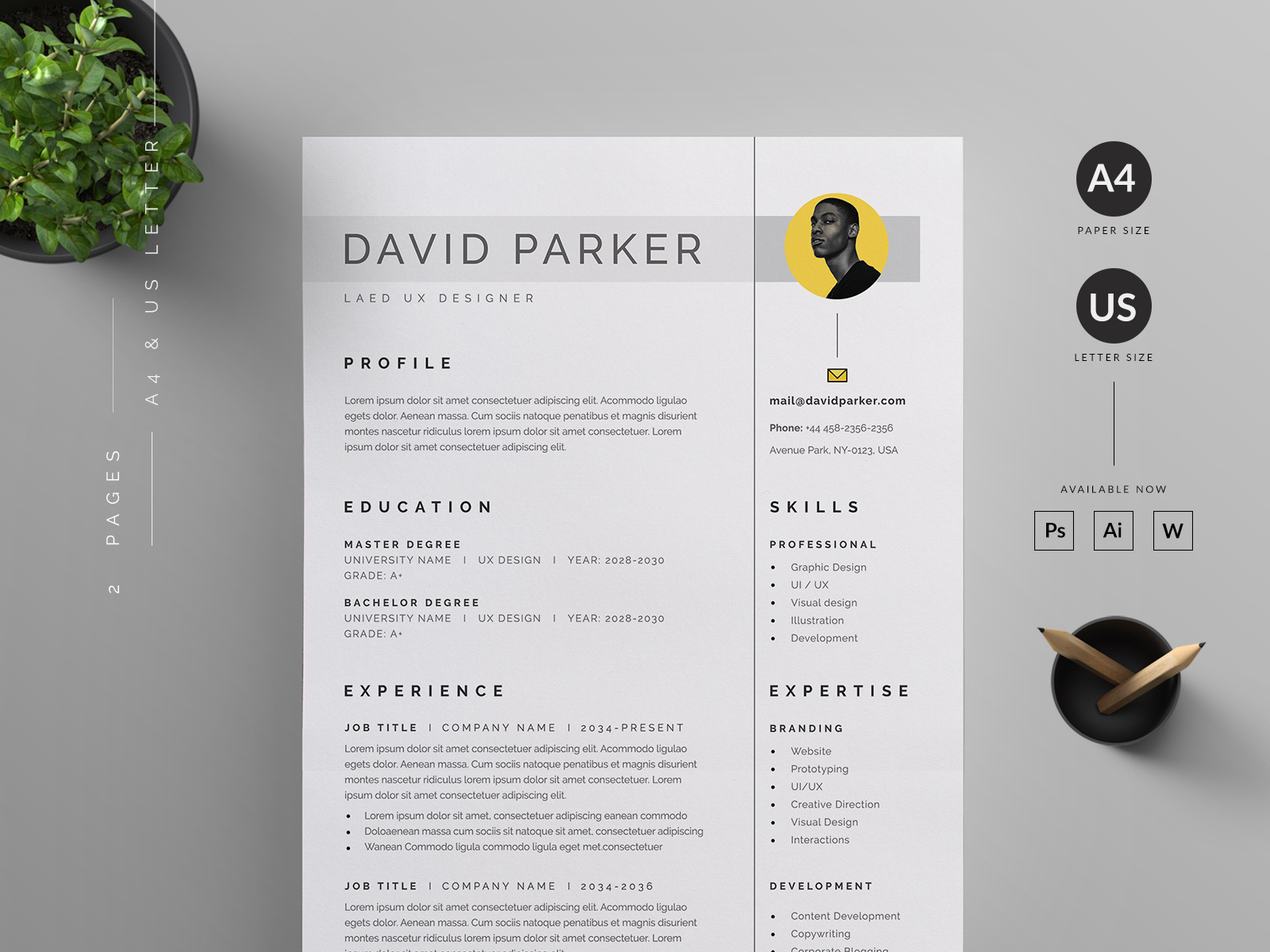 Resume/CV cover letter cover letter template creative curricular vitae cv design cv template designer resume die microsoft word minimal modern ms word professional resume resume bundle resume design resume template us letter vector word