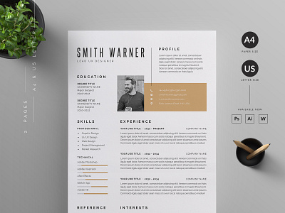 Resume/CV cover letter cover letter template creative curricular vitae cv design cv template designer resume die microsoft word minimal modern ms word professional resume resume bundle resume design resume template us letter vector word