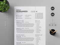 Resume/CV by Reuix Studio on Dribbble