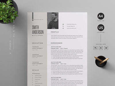 Resume/CV cover letter cover letter template creative curricular vitae cv design cv template designer resume die microsoft word minimal modern ms word professional resume resume bundle resume design resume template us letter vector word