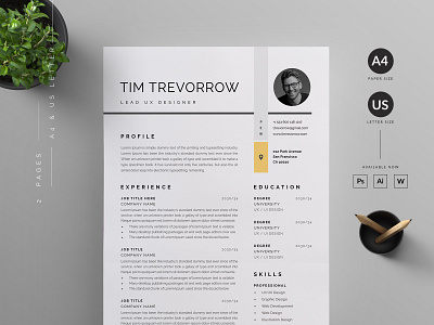 Resume/CV cover letter cover letter template creative curricular vitae cv design cv template designer resume die microsoft word minimal modern ms word professional resume resume bundle resume design resume template us letter vector word