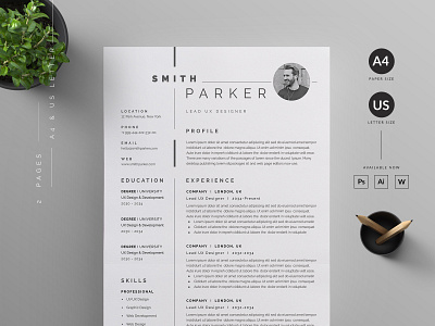 Resume/CV cover letter cover letter template creative curricular vitae cv design cv template designer resume die microsoft word minimal modern ms word professional resume resume bundle resume design resume template us letter vector word