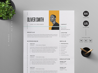 Resume/CV cover letter cover letter template creative curricular vitae cv design cv template designer resume die microsoft word minimal modern ms word professional resume resume bundle resume design resume template us letter vector word