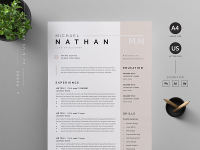 Resume/CV vector