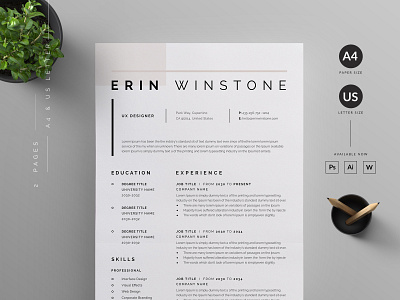 Resume/CV vector