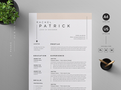 Resume/CV vector