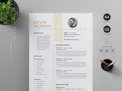 Resume/CV vector