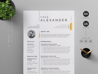 Resume/CV vector