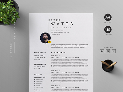 Resume/CV vector